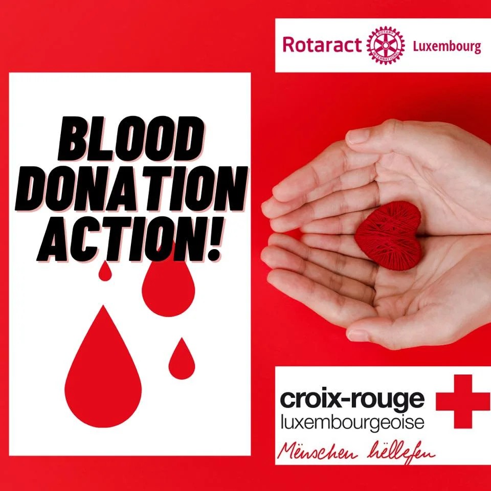 Rotaract donates Blood to Croix Rouge